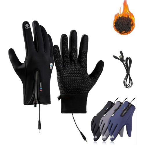 Bomaze Heated Gloves USB Windproof Waterproof Touchscreen 3