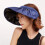 Visera para mujer de ala ancha con protección UV. 5