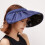 Visera para mujer de ala ancha con protección UV. 6