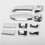 30 Stks Auto ABS Chrome Deurklink Kom Insert Frame Overlay Panel voor  Hiace 2005-2015 Auto Styling 5