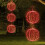 LED Christmas Light Balls 12 inch Foldable 2 Pack Red 6