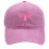 Pink Ribbon Baseball Cap Embroidered Wings Adjustable Denim 1