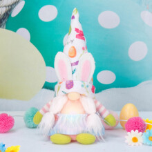 Easter Doll Ornament Light-Up Elf Gnome Decor 1 Piece