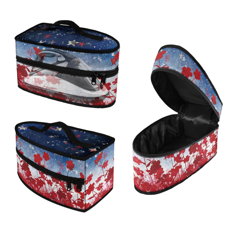 Starry Sky Irons Organizer Bag Polyester Zipper Handle
