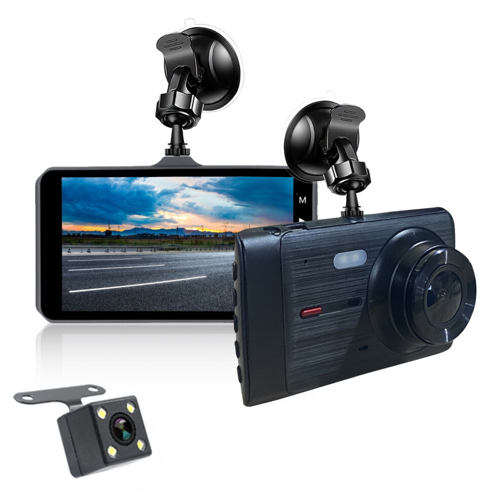 Dash Cam 1080P 4 Inch 170 Wide Angle With Night Vision 968604644337