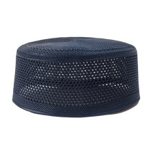 Bonnet de prière tricoté pour homme, bonnet kufi respirant en maille