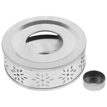 Stainless Steel Teapot Warmer Base with Tealight Holder