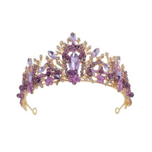 Diadème en strass et cristal pour femme