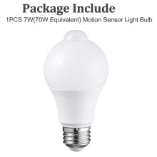 Ampoule LED à détecteur de mouvement PIR E27 (1 ou 2 pièces)