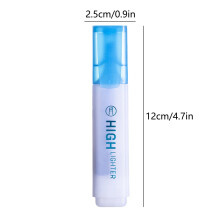 Highlighter Pen Quickly Dry Broad Tip Underline Writing Marker Pens Marker Pen For Office Home Daily Use Colorful 10ml Large Capacity