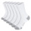 Men's Ankle Socks Solid Color Arch Compression Cushioning 5 1