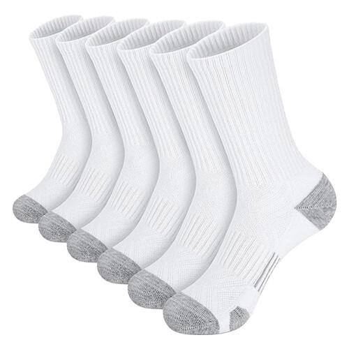 Men's Ankle Socks Solid Color Arch Compression Cushioning 5