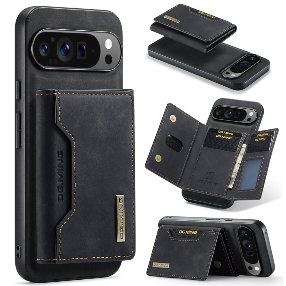 Dg.ming Wallet Case For Google Pixel 9 Pro Xl Slim Black 968604634499