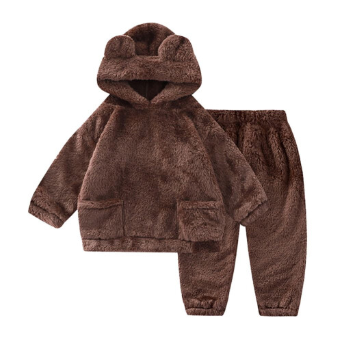 Baby-Fleece-Pullover und Hose Set, 2-teilig