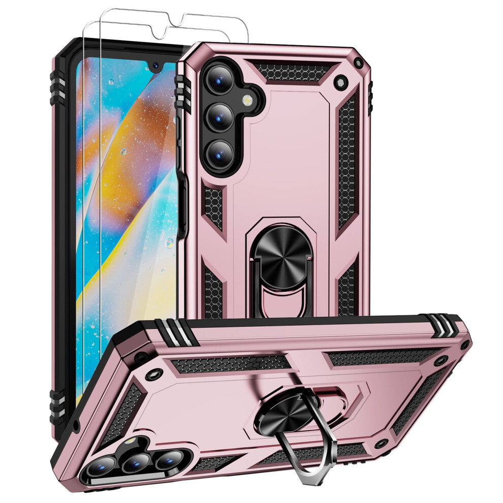 Samsung Galaxy A15 5G Case With Screen Protector Rose Gold 959110520765