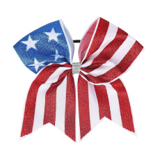 4th of July Cheer Bows Patriotic Hair Accessories 6 Pack