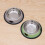 Edelstahl-Katzennapf-Set, grau-grün, 2-teilig 5