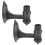 Lamp Holder for Wall Lighting Outdoor Black 2 pcs 6