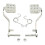 Go Kart Pedals Brake and Accelerator Set 71 inch Cable 1