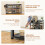 Entryway Shoe Bench with Storage Black 2