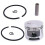 Kit piston de tronçonneuse 46 mm avec circlips et axe de piston 1