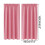 Scandinavian Silk Curtains Heat Insulation Bedroom Kitchen 2