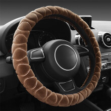 Fluffy Steering Wheel Cover for Women 15 Inch