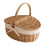 Wicker Picnic Basket Hamper 34x24x17cm 1