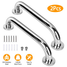 Stainless Steel Shower Grab Bar 11.8 Inch 2 Pack