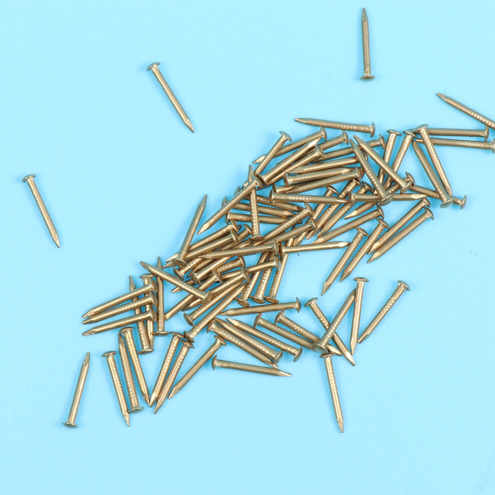 Upholstery Nail Brass Antique Style 100Pcs 975221508799