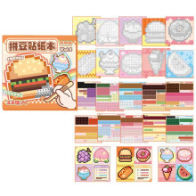 Pixel Art Sticker Book DIY Animals Theme Drawing Papers and