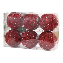 Christmas Ball Ornaments Shatterproof Glitter Pearl Sequin