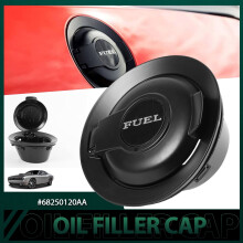 Black Vapor Edition Fuel Filler Door Cap for Dodge
