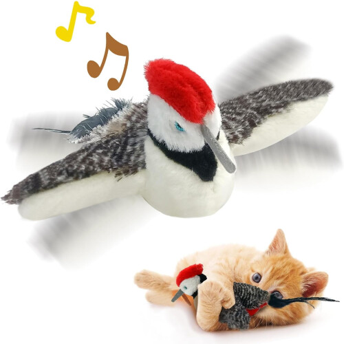 Παιχνίδι Sparrow Catnip με φτερά που χτυπούν και ήχο τσιρίσματος