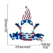 Large Independence Day Gnome Garden Stake – Durable Outdoor Decoration, Compatible with Patriotic Occasions & Memorial Day