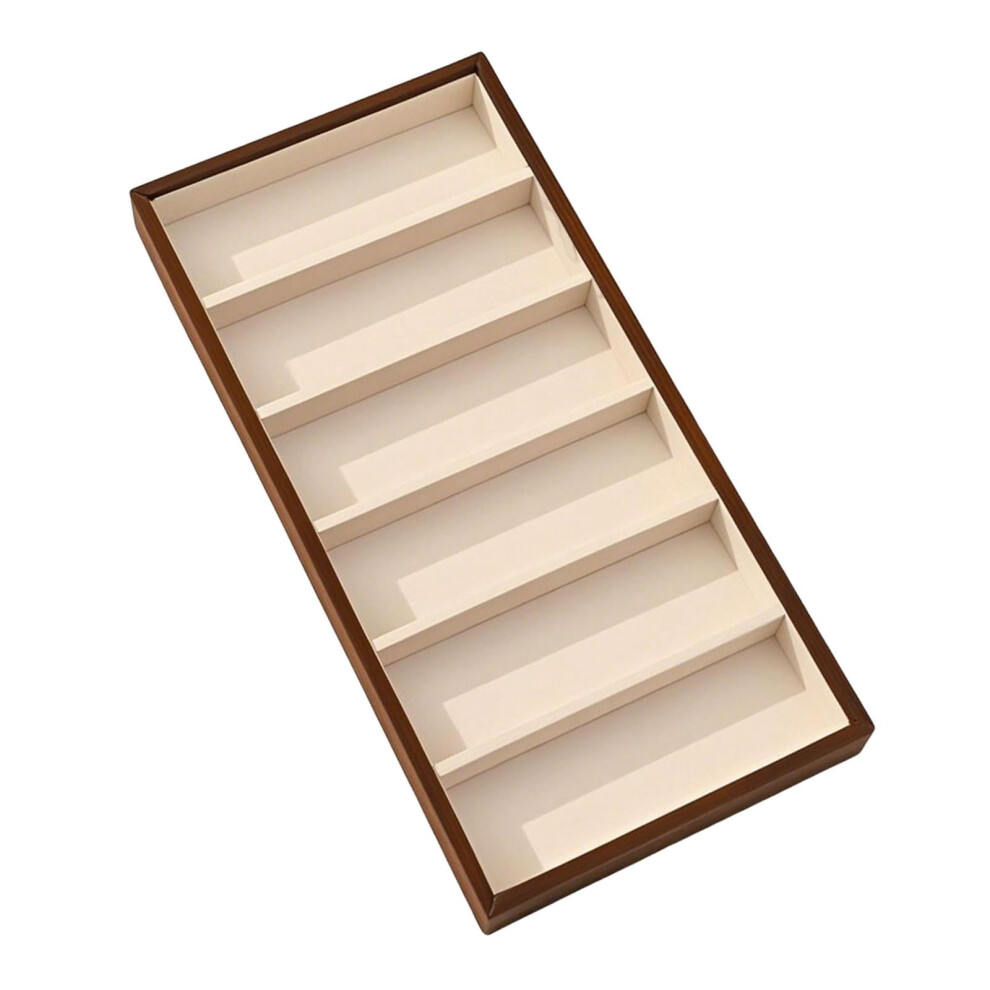 Sunglasses Organizer Tray 6 Slot Eyewear Storage Tray for Home Drawer Closet B
