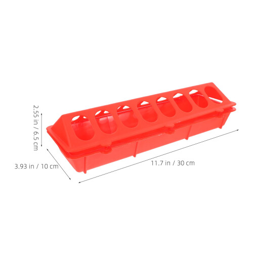 Hrănitoare pentru păsări din plastic pentru găini și păsări mici 1