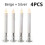 LED 3D Wick Flameless Candles Warm White 2 or 4 Pack 1