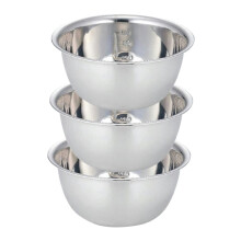 Ensemble de 3 bols mélangeurs en acier inoxydable de 400 ml
