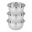 Ensemble de 3 bols mélangeurs en acier inoxydable de 400 ml 1