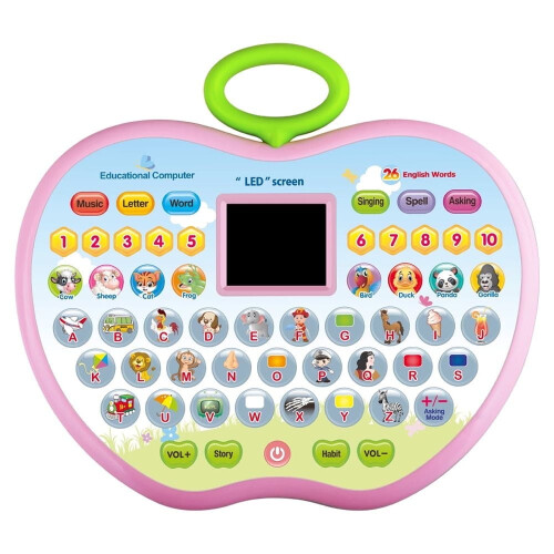 Tablette éducative pour enfants de 1 à 4 ans, alphabet
