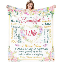 Couverture de Saint-Valentin pour femme 40 x 50 pouces