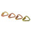 Heavy Duty Ratchet Double J Hook for 1" Tie Down Strap 1