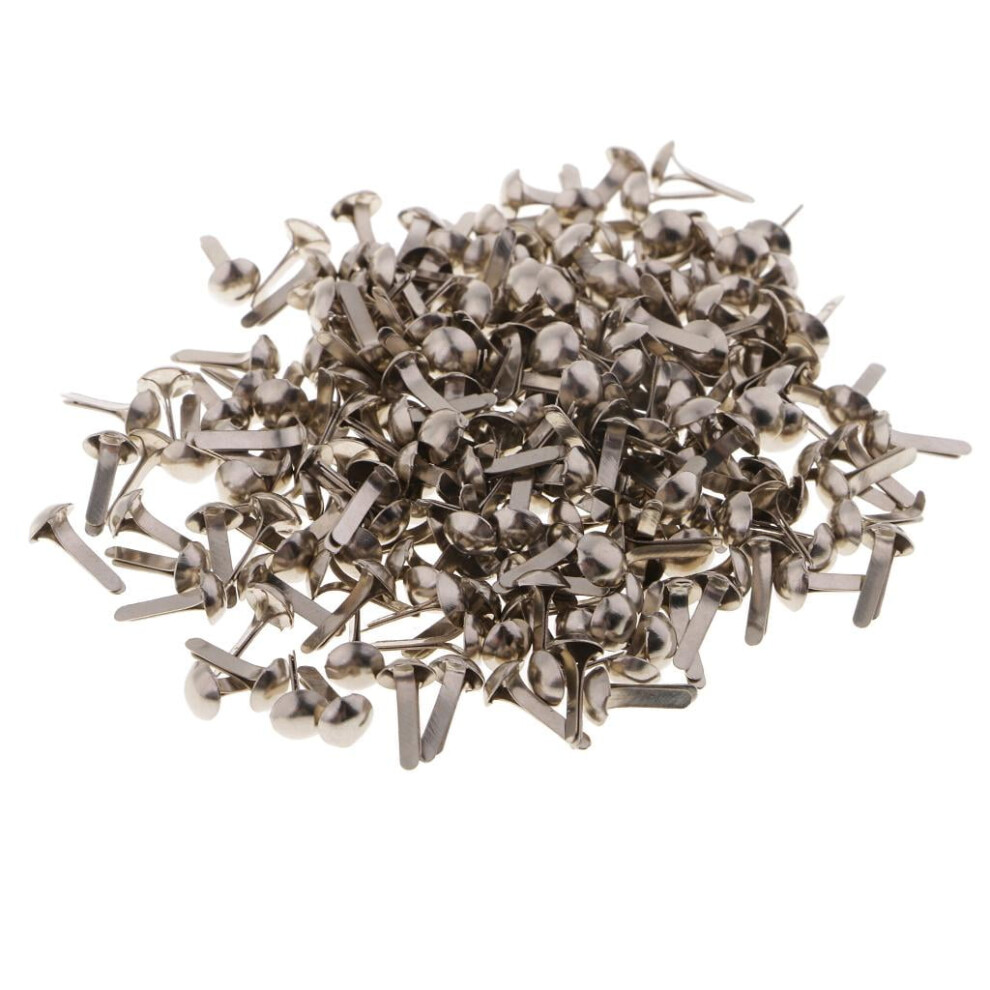Metal Brads Round Head Decorative 200 Pcs 9023022302441