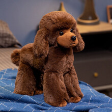 Realistic Long Leg Poodle Plush Toy 12 inches