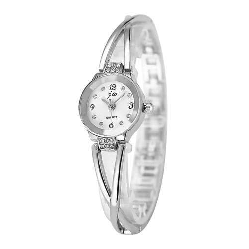 Lloy Lady Waterproof Bangle Watch Silver