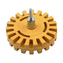 4 Inch Rubber Removal Wheel with 20mm Drill Adapter