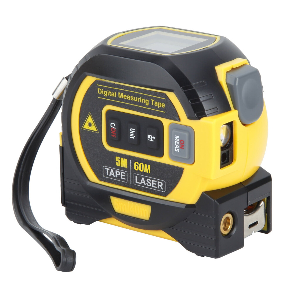 Laser Measuring Tape 3-In-1 16Â197 Ft Lcd 20 Records 968604640490