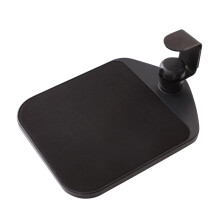 Wood Ergonomic Desk Extender Tray with Clamp Mount Black