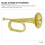 Trumpet Bugle Copper Golden Bulge Shape 1 Set 7